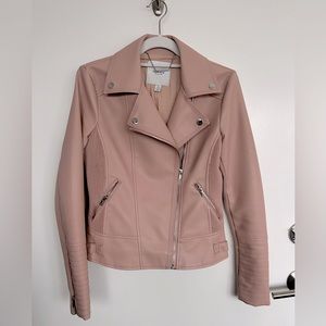 EVER NEW — Pink Faux Leather Jacket (Pink) USA SIZE 4
